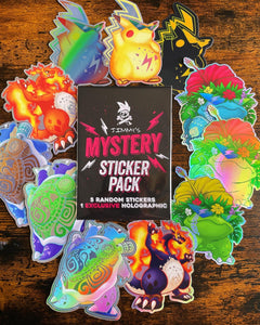 Jimmy's MYSTERY Sticker Pack (5pc)