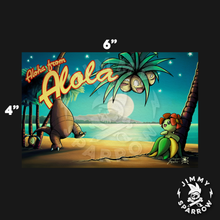 Load image into Gallery viewer, Aloha from Alola Bellossom - 4" X 6" Postcard