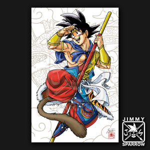 Sun Wukong Goku - 11" X 17" Poster