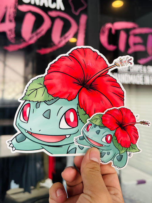 (NEW) Alolan (Hibiscus) Bulbasaur Sticker