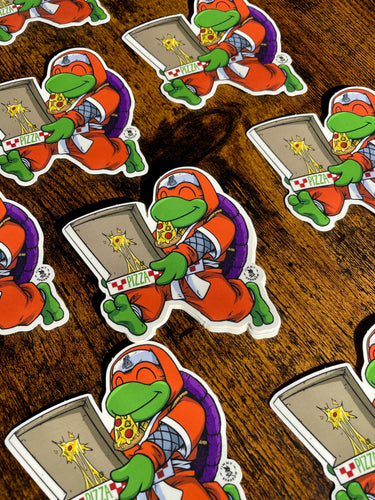 Chibi Shinobi Turtle: Mikey Sticker