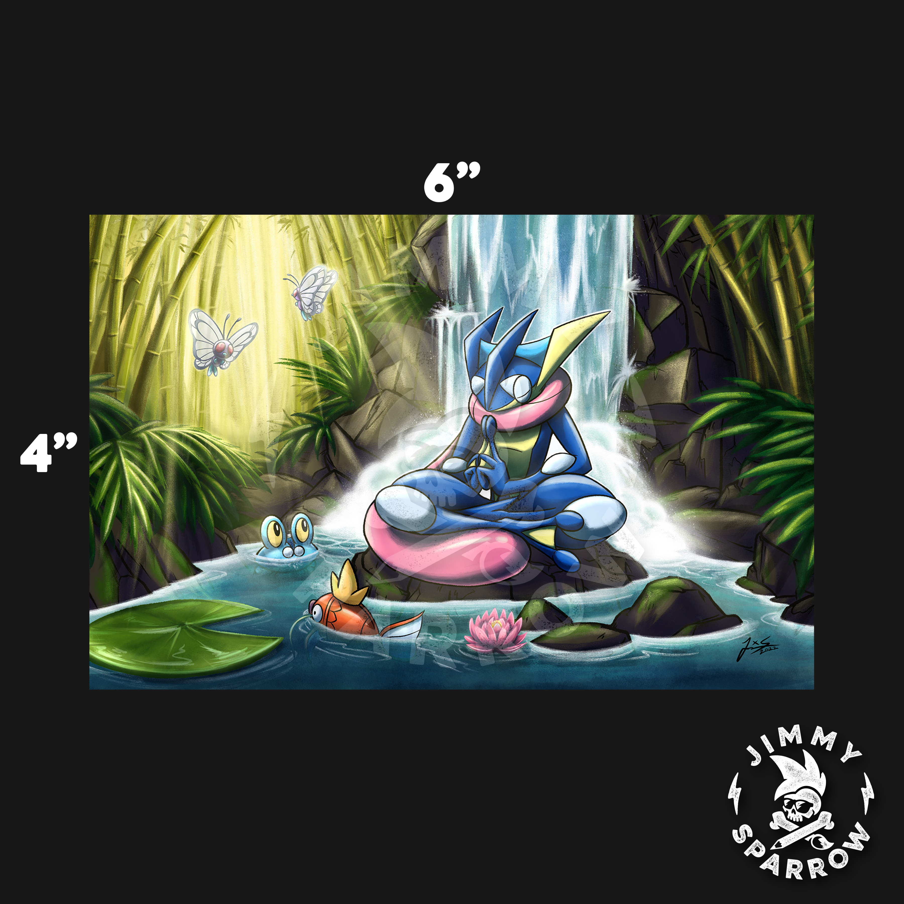 Meditating Greninja - 4