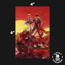 Load image into Gallery viewer, The Punisher and the Stampede - 4" X 6" Postcard