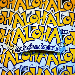 Gotta Share Aloha Sticker