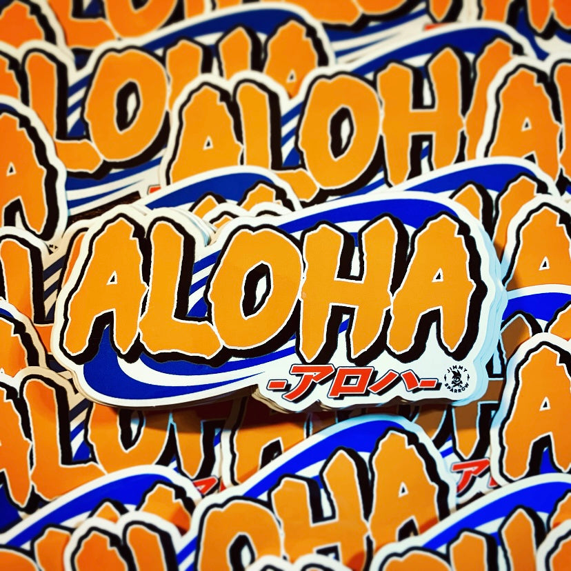 Ninja Aloha Sticker