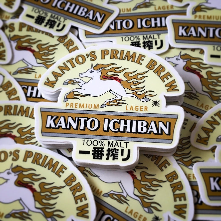 Kanto Ichiban Logo Sticker