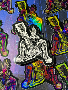 HOLOGRAPHIC Spider-Punk Sticker