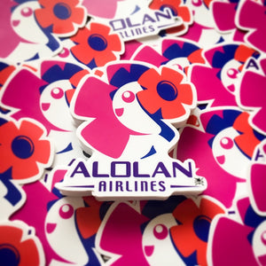 Alolan Airlines Sticker