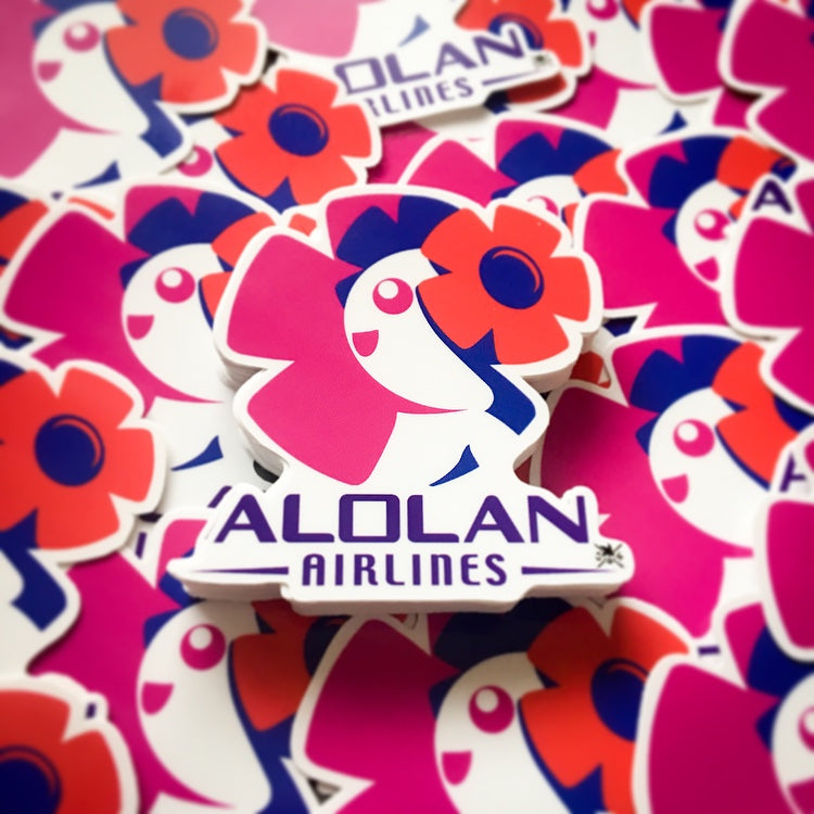 Alolan Airlines Sticker