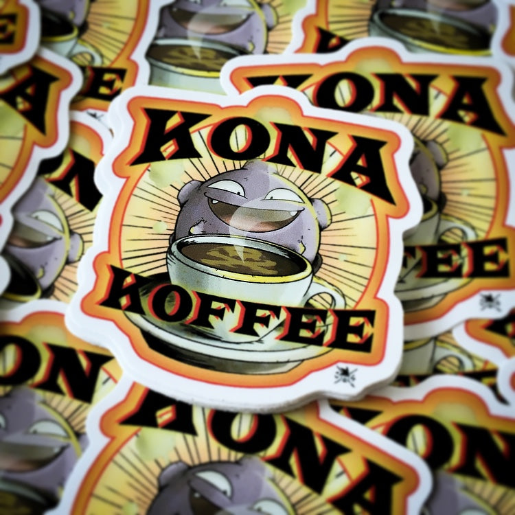 Kona Koffee Sticker