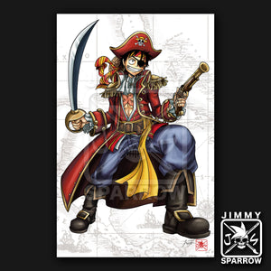 Pirate Luffy - 11" X 17" Poster