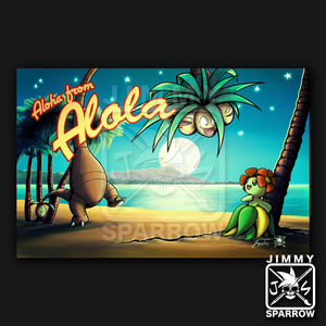 Aloha from Alola Bellossom - 11" X 17" Poster