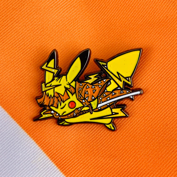 Demon Slayer X Pokémon: Zenichu Soft Enamel Pin