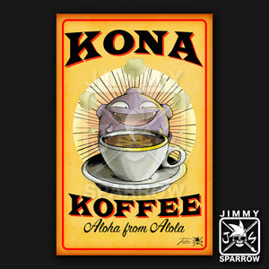Kona Koffee - 11" X 17" Poster