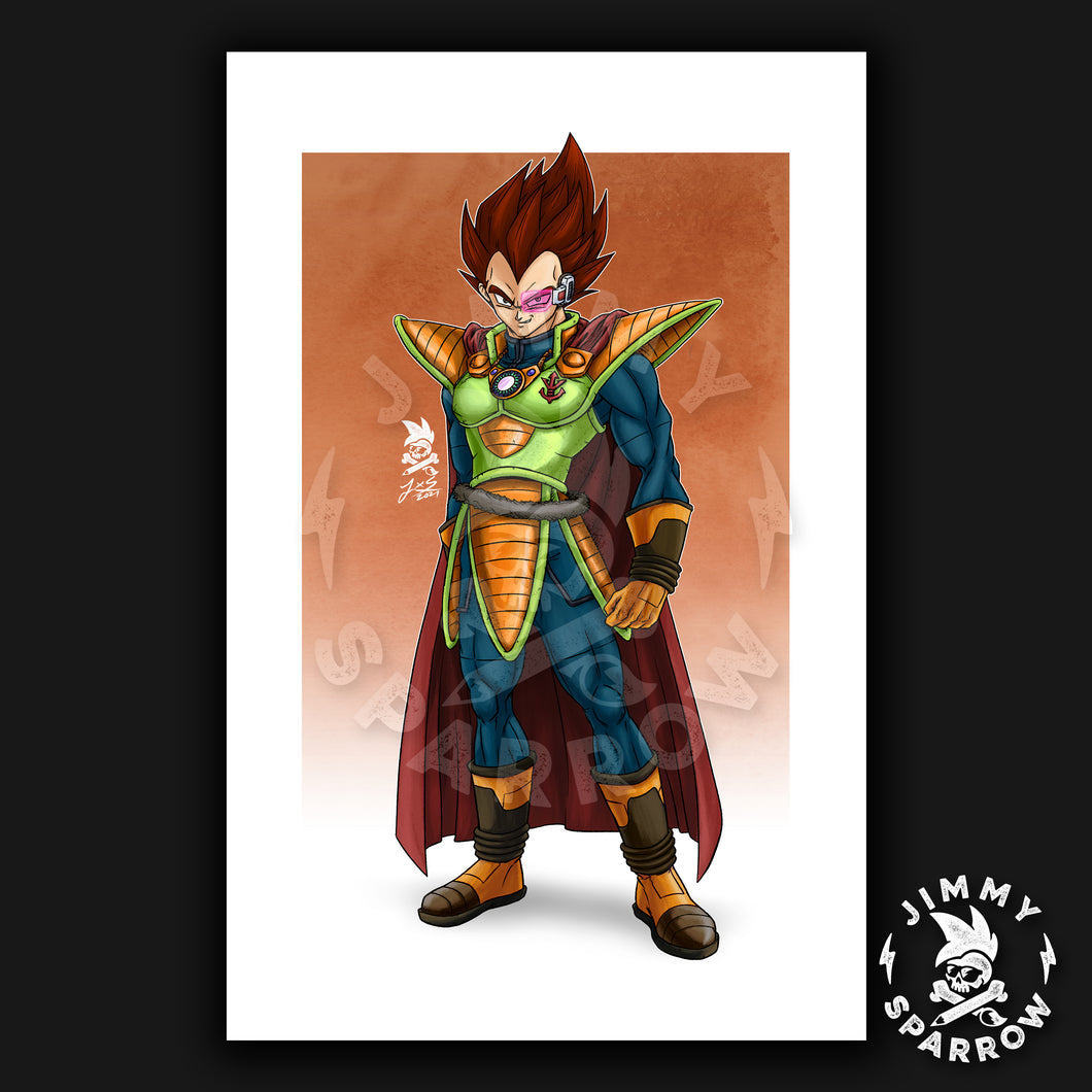 (Planet Arlia) Prince Vegeta Redesign - 11